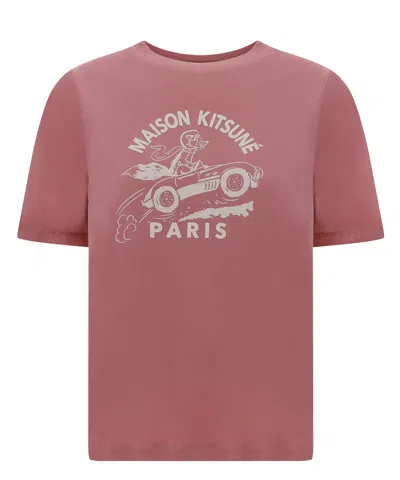 Maison Kitsuné T-shirt In Red