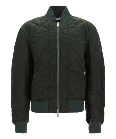 Burberry Jacket In Forest Green