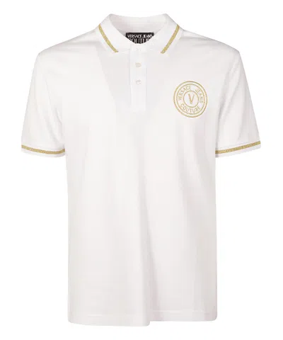 Versace Jeans Couture Polo Shirt In White