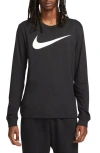 Nike Men's  Sportswear Long-sleeve T-shirt In Black