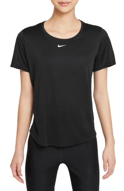 Nike One Stand Dri-fit T-shirt In Black/white