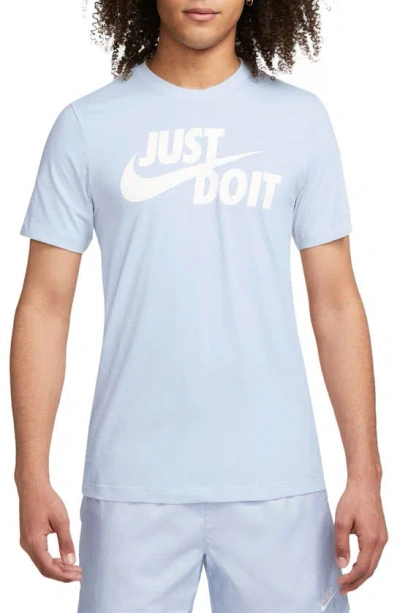Nike Men's Sportswear Just Do It T-shirt In Football Grey