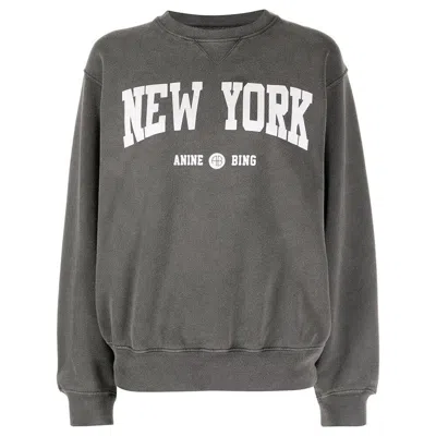 Anine Bing Sweatshirts In Grey