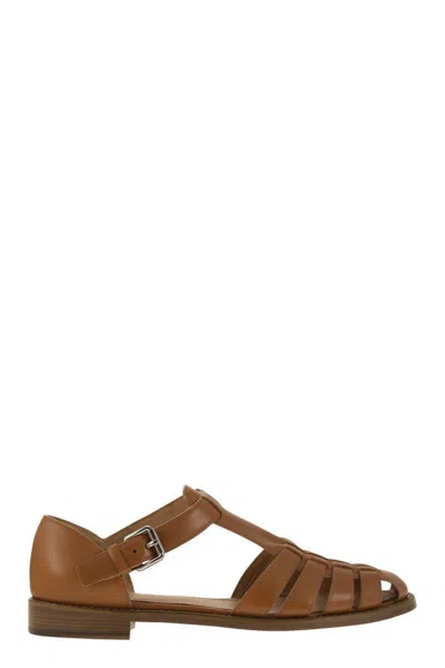 Church's Kelsey - Prestige Calfskin Sandal In Leather