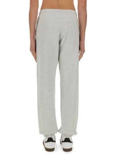 Sporty And Rich Sporty & Rich Jogging Pants With Logo Unisex In Grey