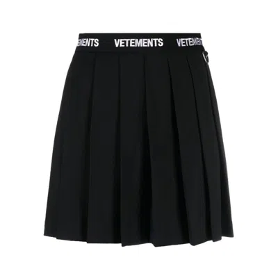 Vetements Skirt In Black