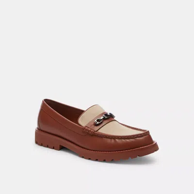 Coach Brooks Loafer In Brown