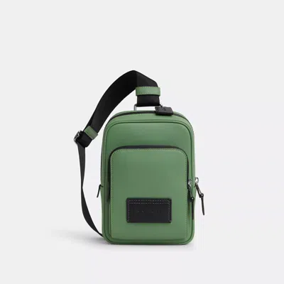 Coach Track Pack 14 In Green