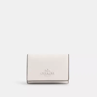 Coach Micro Wallet In White