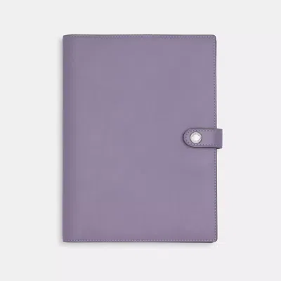 Coach Notebook In Purple