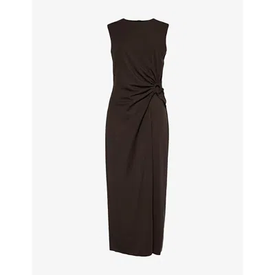 Weekend Max Mara Suit In Dark Brown002