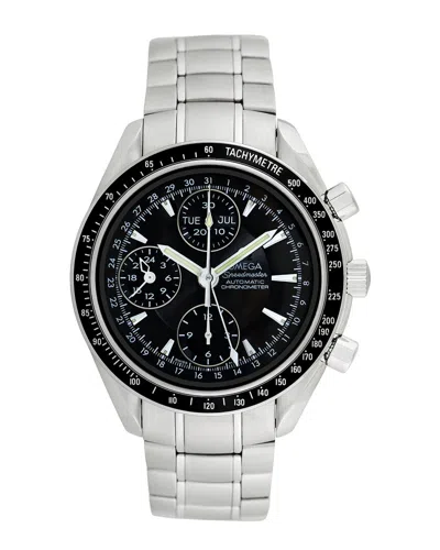 Omega Men's Speedmaster Chrono Day/date Watch, Circa 2000s (authentic ) In Metallic