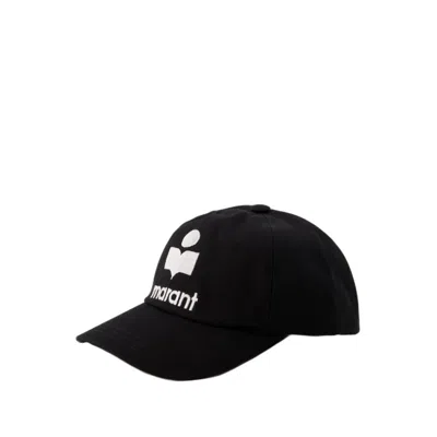 Isabel Marant Tyron Cotton Baseball Cap In Black