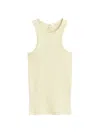 Rag & Bone Women's Essential Rib-knit Tank In Straw