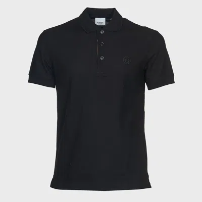 Burberry T-shirt E Polo Nero In Black