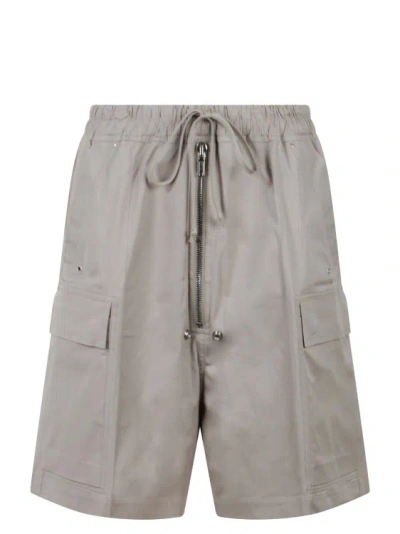 Rick Owens Cargobela Shorts In Neutrals