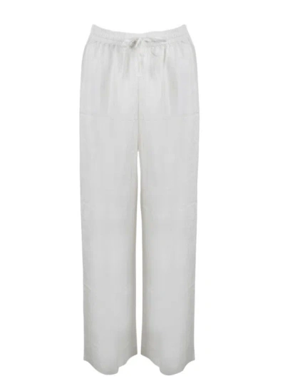 The Rose Ibiza Wide Trousers In White