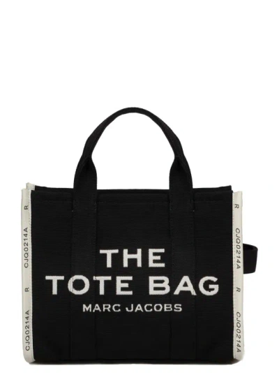 Marc Jacobs The Jacquard Medium Tote Bag In Black