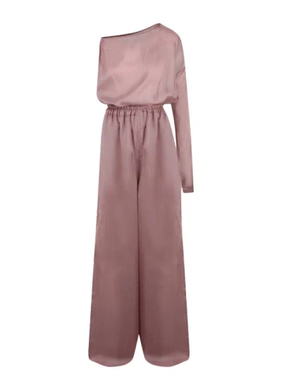 Rick Owens Athena Bodybag Jumpsuit In Pink
