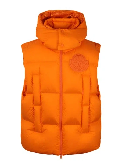 Moncler Genius Jacket In Orange