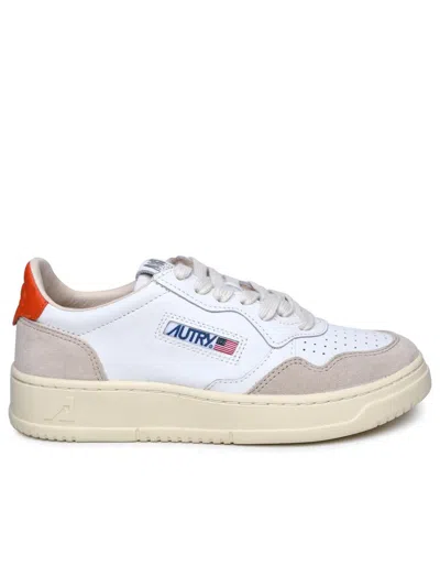 Autry 'medalist' White Leather Sneakers