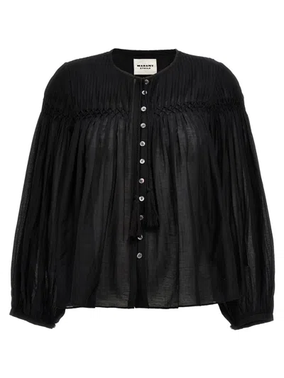 Isabel Marant Étoile 'abadi' Shirt In Black