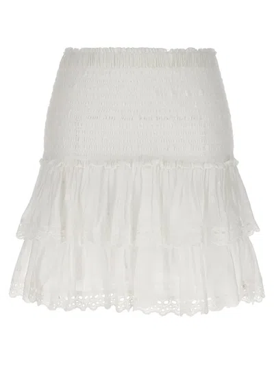 Isabel Marant Étoile 'tinaomi' Skirt In White
