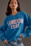 Anthropologie Oversized Milan Sweatshirt In Blue
