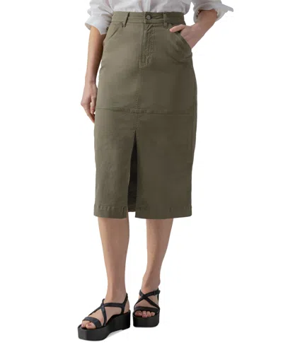 Sanctuary Triple Threat Cargo Skirt In Burnt Olive