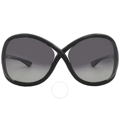 Tom Ford Eyewear Butterfly Frame Sunglasses In Black