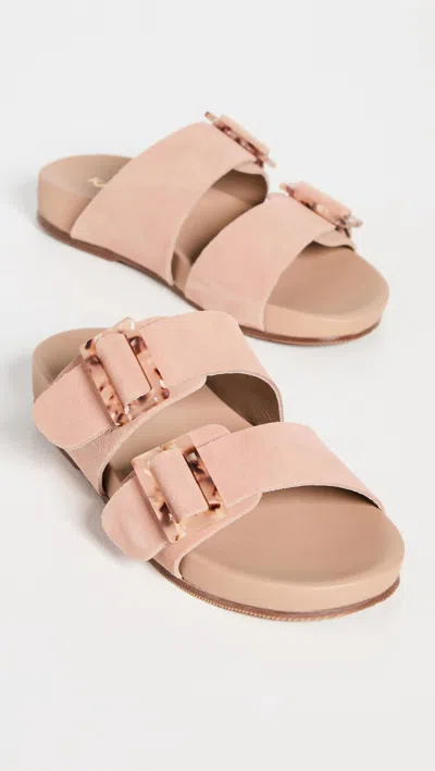 Kaanas Kuala Sandals In Blush In Beige