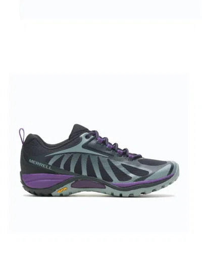Merrell Women's Siren Edge 3 Hiking Shoes - Medium In Black/acai In Purple