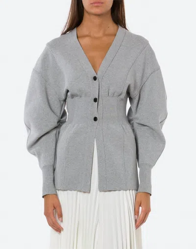 Philosophy Di Lorenzo Serafini Stretch Viscose Cardigan In Grey