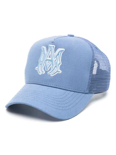 Amiri Ma Trucker Hat In Blue