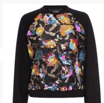 Le Superbe Glam Sweatshirt In Garden Shine In Multi