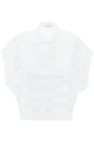 Brunello Cucinelli Cotton Dazzling Striped In White