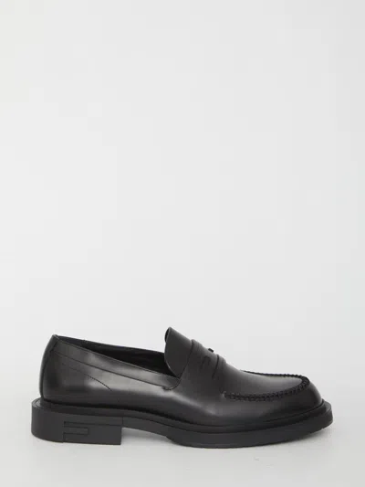 Fendi Frame Loafers In Black