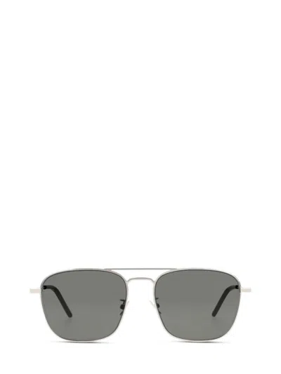 Saint Laurent Eyewear Sunglasses In Silver