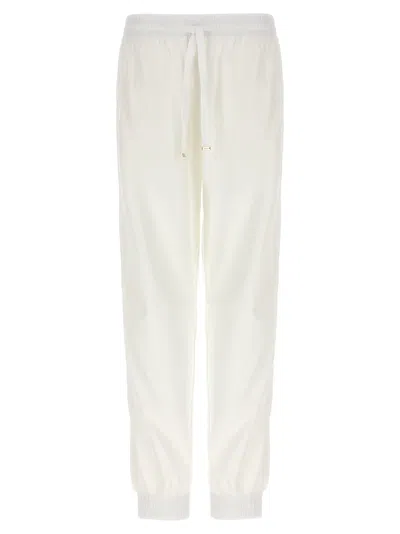 Herno Side-stripes Jersey Track Pants In White