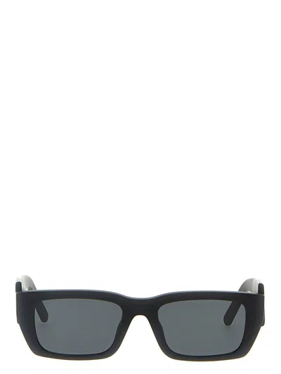 Palm Angels Square Frame Sunglasses In Black