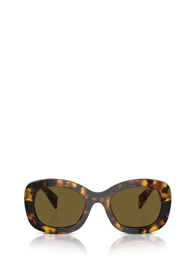 Prada Woman Sunglasses Pr A13s In Dark Brown