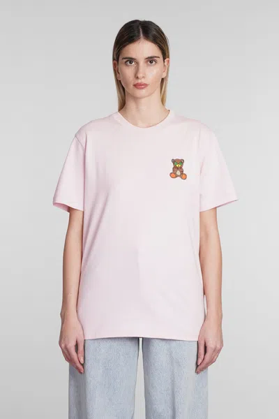 Barrow T-shirt In Rose-pink Cotton In Loto/lotus