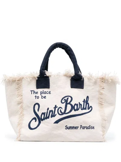 Mc2 Saint Barth Vanity Canvas Bag In Multi