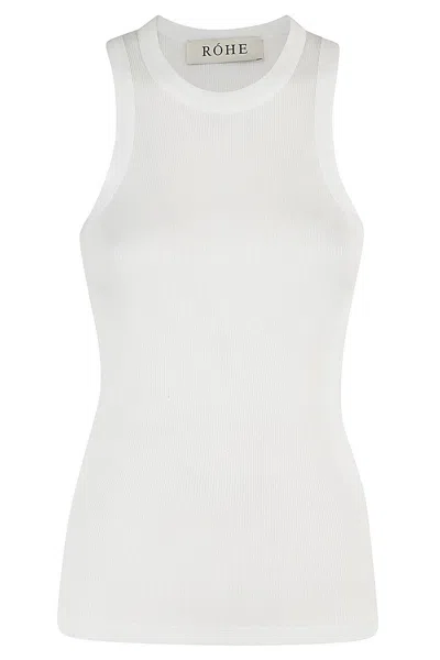 Rohe Rib Knit Tank Top In White