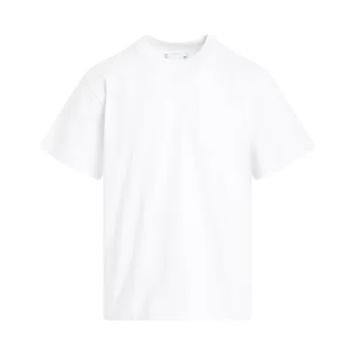 Sacai "simple" Print T-shirt In White