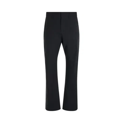 Post Archive Faction Zip-detail High-waist Trousers In Black