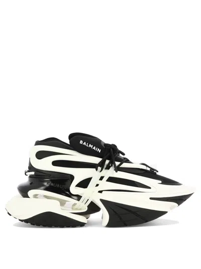 Balmain Black & White Unicorn Sneakers
