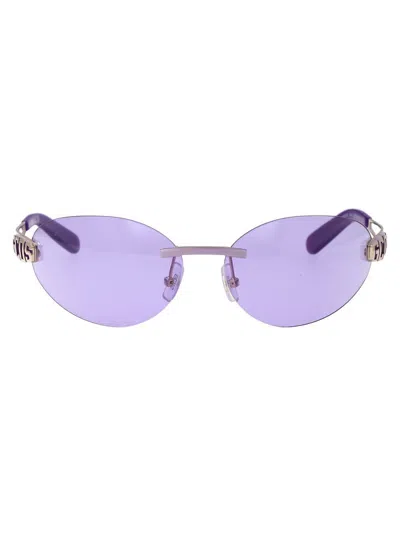Gcds Sunglasses In 80y Lilla/altro/viola