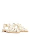 Allsaints Women's Nelly Studded Fisherman Sandals In Parchment