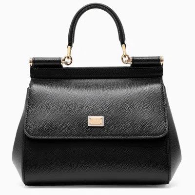 Dolce & Gabbana Dolce&gabbana Sicily Small Handbag In Black